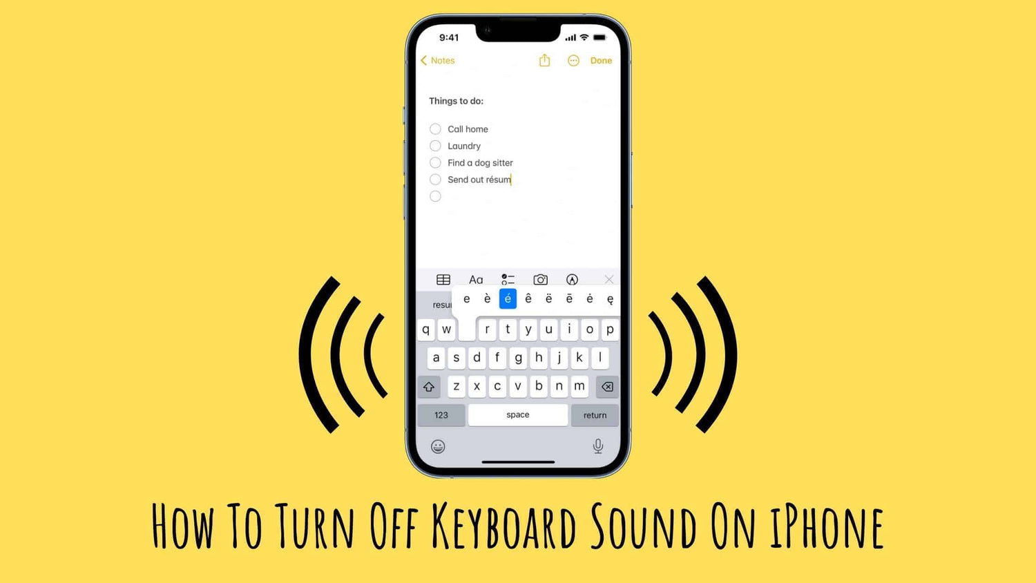 How To Turn Off Keyboard Sound On iPhone